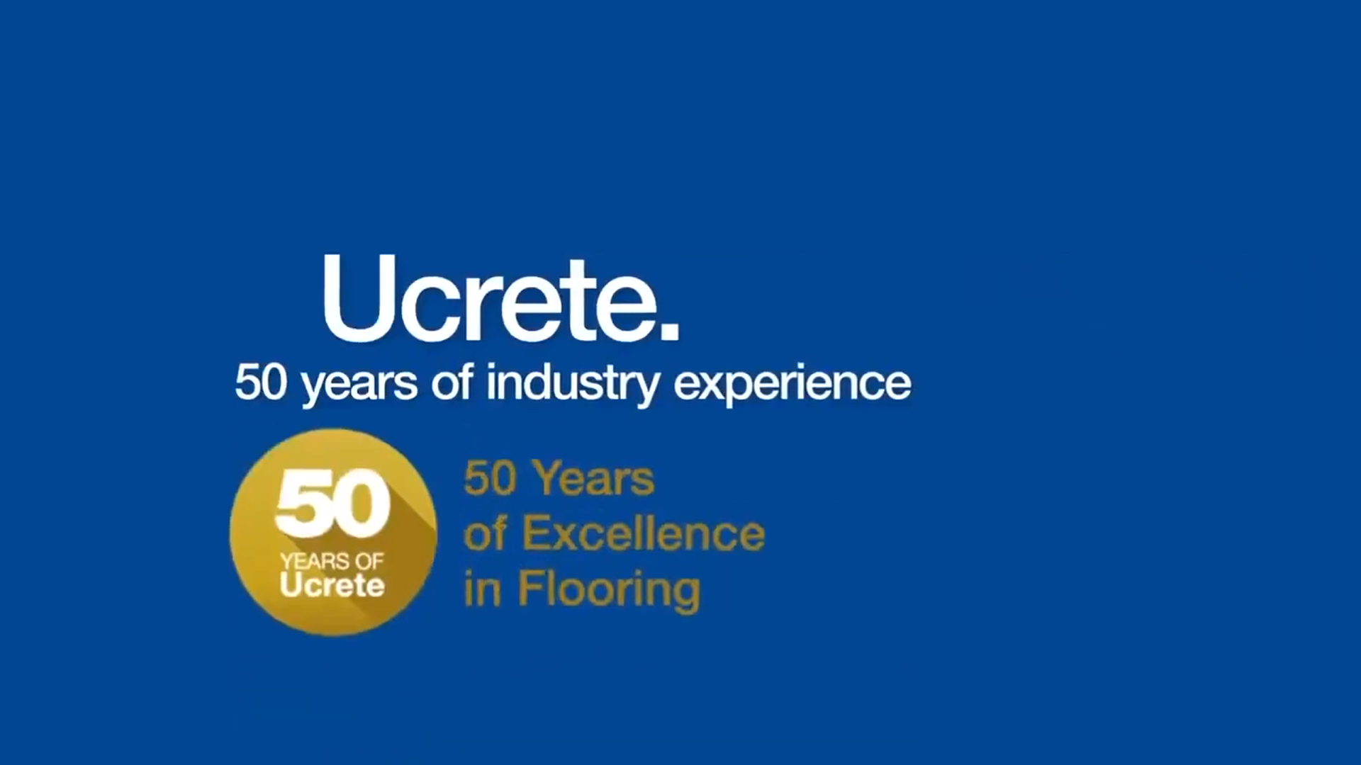 50 Years of Ucrete - The World's Toughest Floor